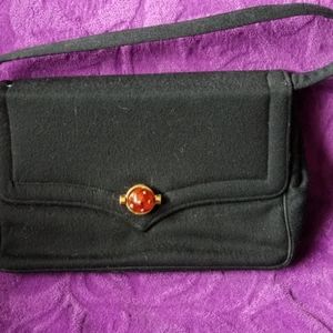 Vintage wool evening bag